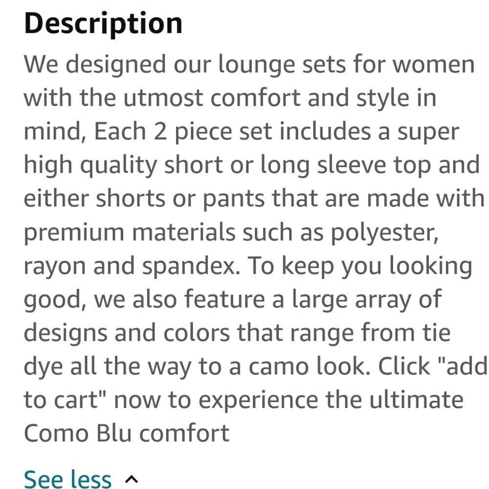 Como Blu short Set Lounge set In color Camo - Picture 10 of 11